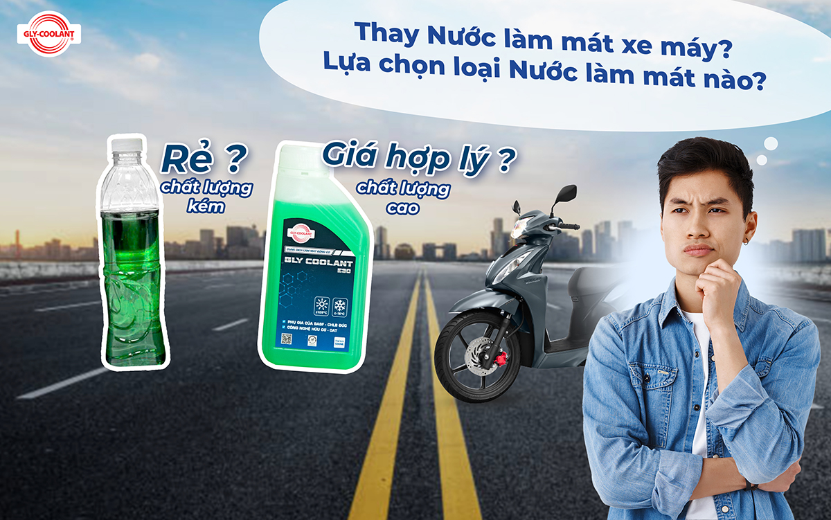 Thay nước làm mát xe máy và lựa chọn nước làm mát nào