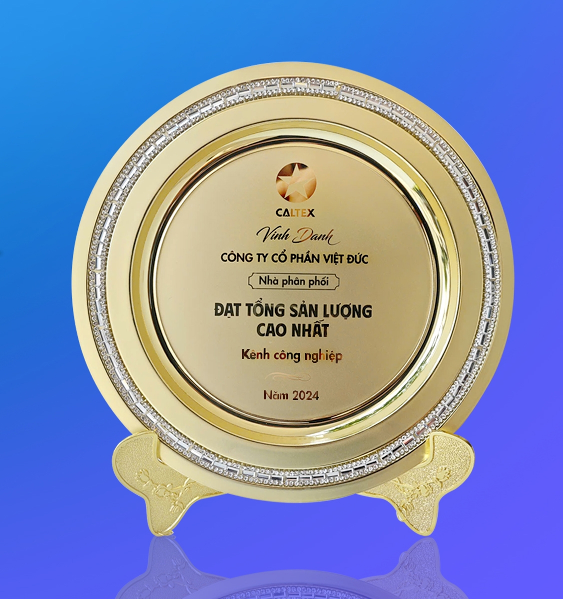 Viet Duc Joint Stock Company is honored to be the Caltex distributor with the largest total output in the industrial channel in 2024.