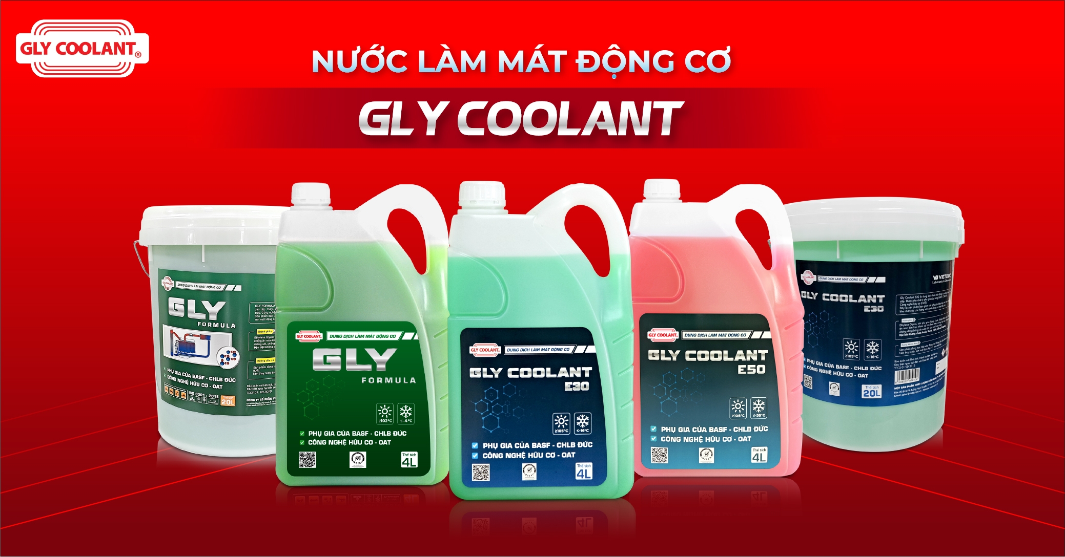 Tìm kiếm một sản phẩm nước làm mát tốt? Chọn ngay Gly Coolant