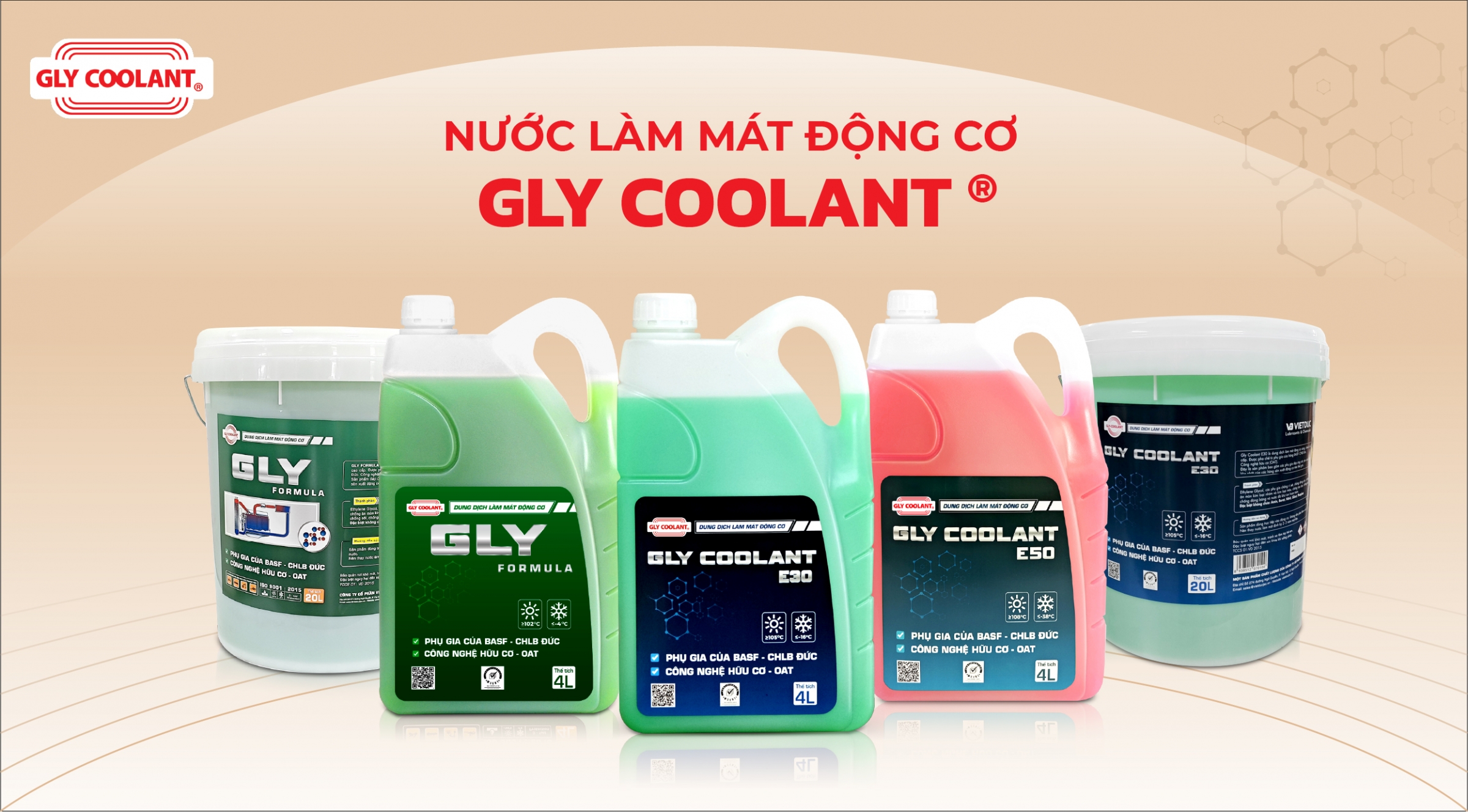 Tại sao nên chọn Nước làm mát động cơ Gly Coolant® ?