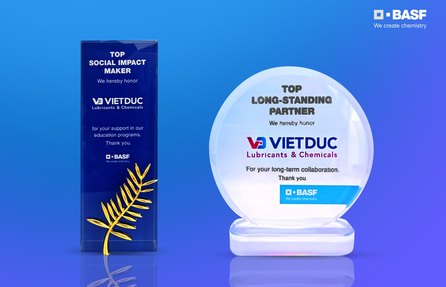 Viet Duc Joint Stock Company is proud to accompany BASF Vietnam on the path of 30 years of development